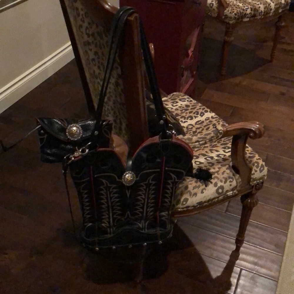 One of a kind - Purse made from Cowboy Boots